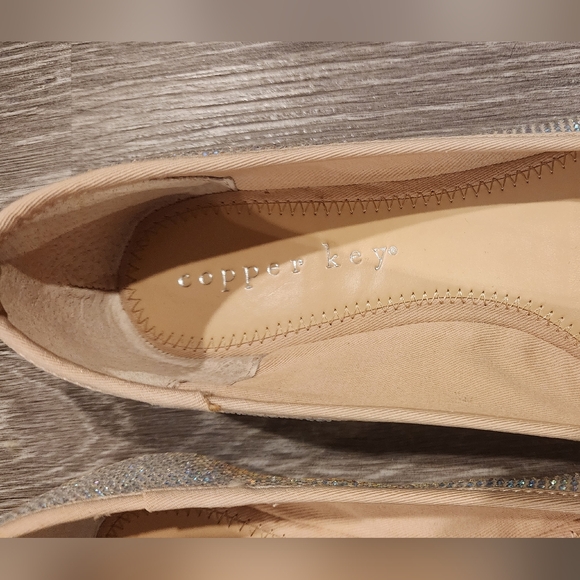 Copper Key Rhinestone Flats - Picture 4 of 7